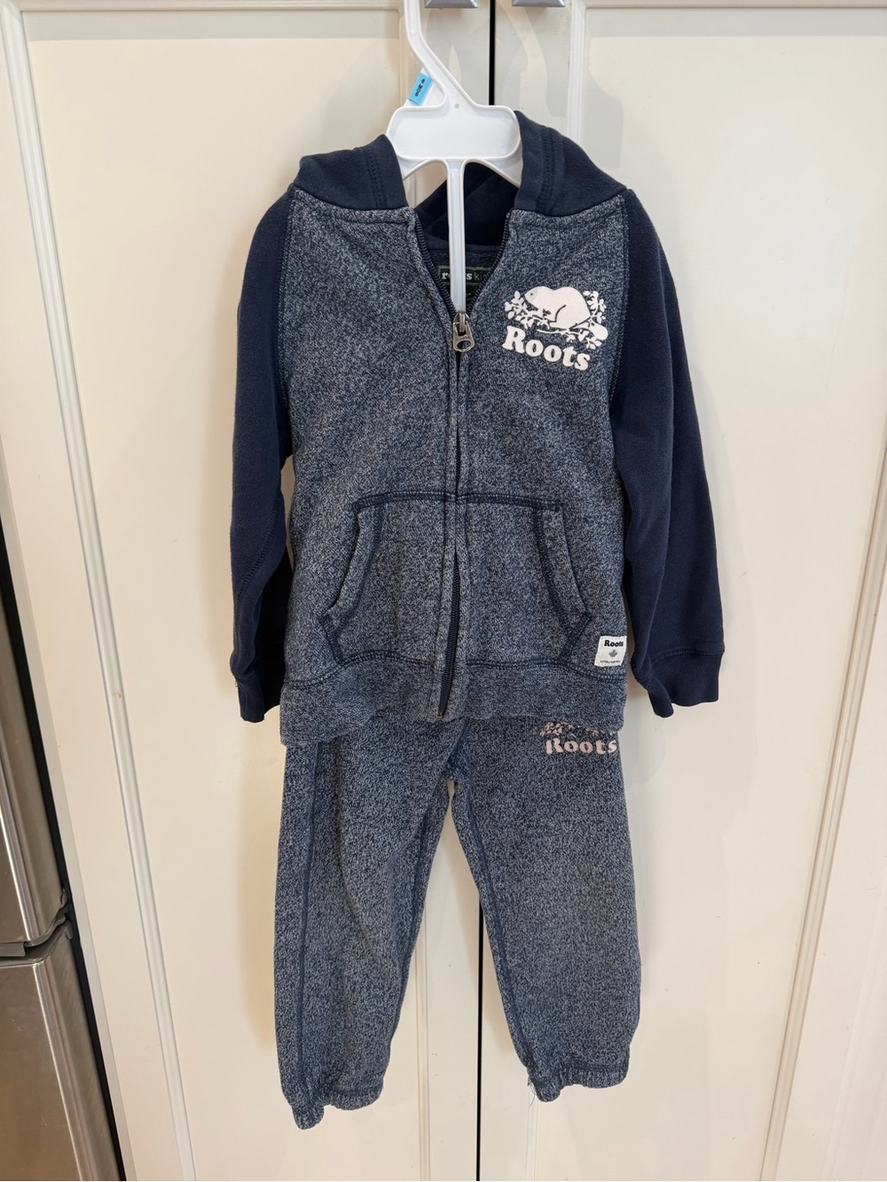 Roots 3t Kids Navy Zip Hoodie & Jogger Set